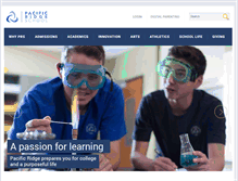 Tablet Screenshot of pacificridge.org